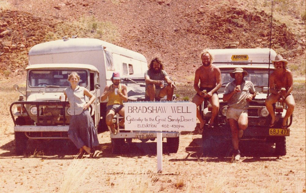 bradshaw-well Exploration crew in the Great Sandy Desert