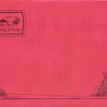Pop the pieces in the envelope Journey Jottings red C6 envelope