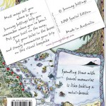 Back of Special Edition Map Journal Travel Wallet Map Journal Travel Wallet