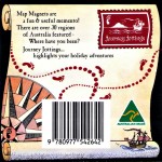 Map Magnet backing card Australia Map Magnet backing card