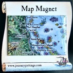 MAUS #03 Cairns Map Magnet Cairns Map Magnet Australia