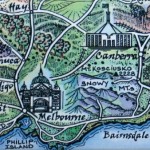 MAUS #08 Melbourne and Canberra Map Magnet Melbourne and Canberra Map Magnet Australia