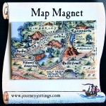 The Kimberleys Australia Map Magnet