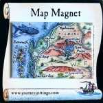 Ningaloo Reef Map Magnet Australia