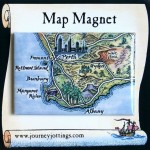 SW W.Australia Map Magnet