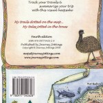 Map Journal travel wallet Back Australia Map Journal Travel Wallet