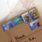 Selection of Australian Stamps on the package Selection of Australian Stamps on the package