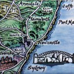 MAUS #06 East Coast Australia Map Magnet East Coast Australia Map Magnet