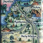Daly Water to Darwin Map Magnet