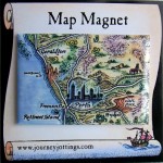 Pinnacles Desert Map Magnet