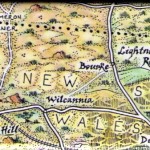 MAUS #31 Back of Bourke to Cameron Corner Bourke Map Magnet Australia