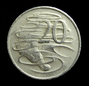 Australian 20 cent coin