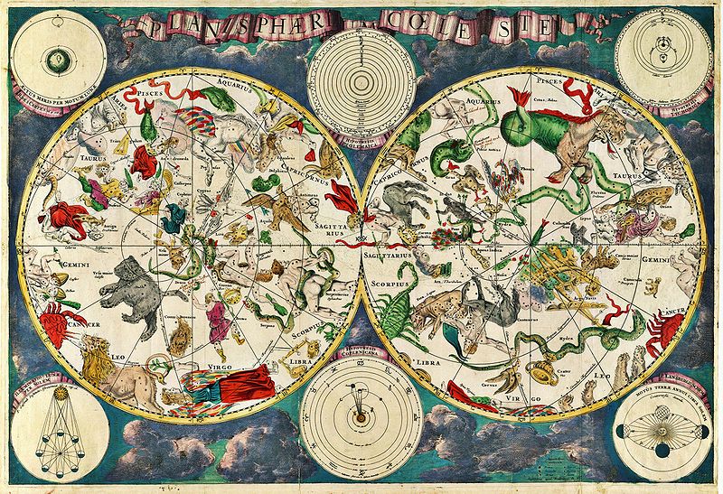 Celestial map Frederik de Wit