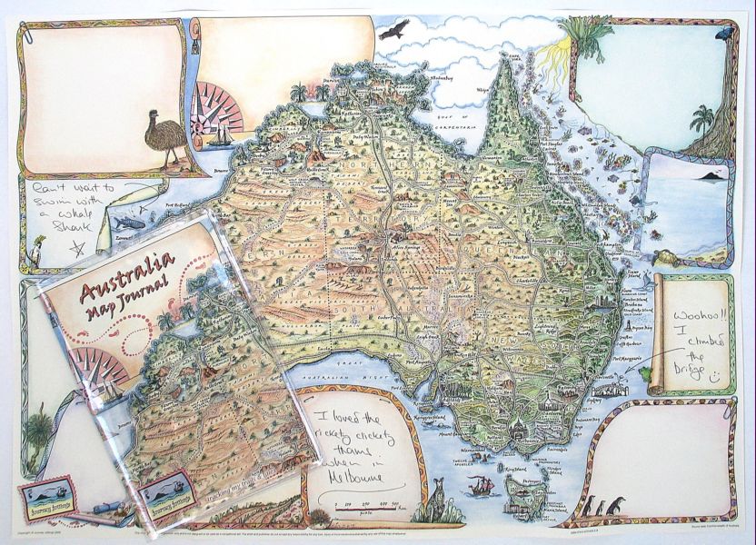 Australia Map Journal