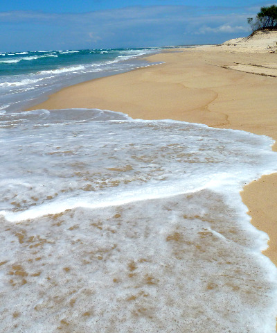 Waves on the beach Australia