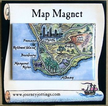 Australia Map Magnets