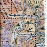 Birdsville Track Map Australia Magnet