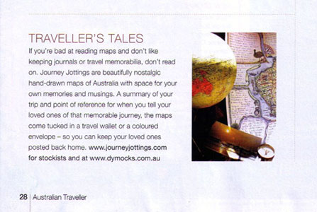 Australian Traveller - Journey Jottings Article