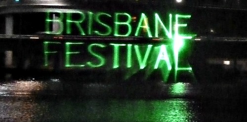 Brisbane Festival Laser Light Show September 2011