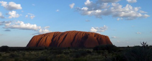 Uluru sunset Ayers Rock Australia
