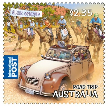 Australia Road Trip Stamp
